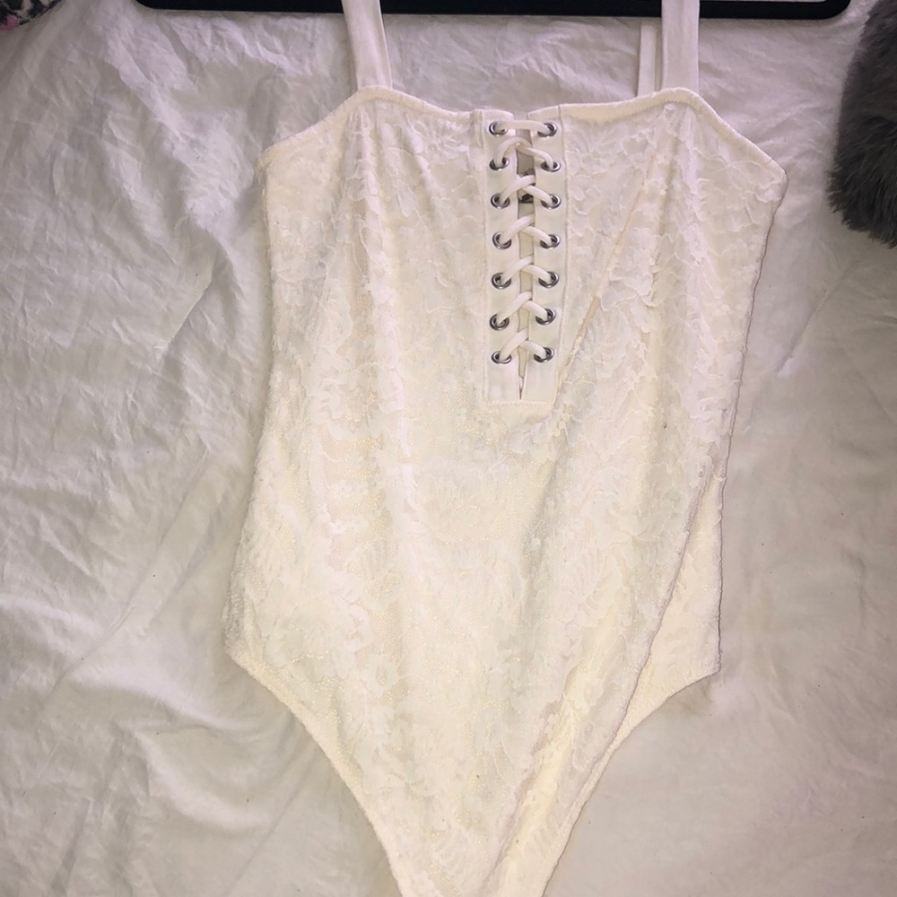 White express bodysuit worn once